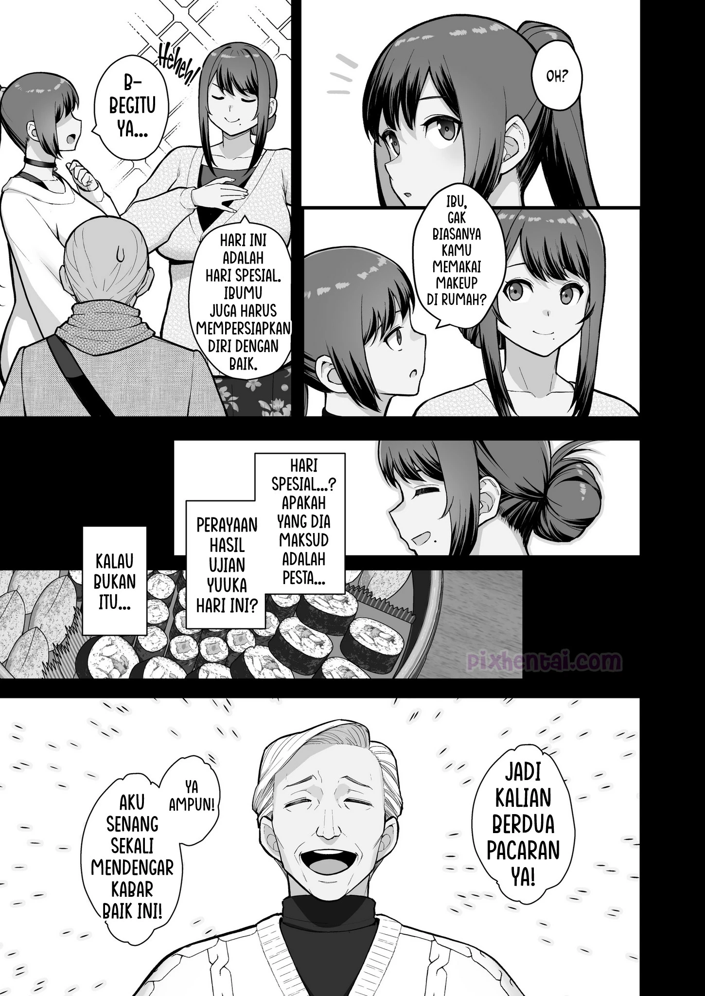 Komik hentai xxx manga sex bokep Kazoku ga Neshizumaru Yoru ni Hitozuma o Daita Hon 16